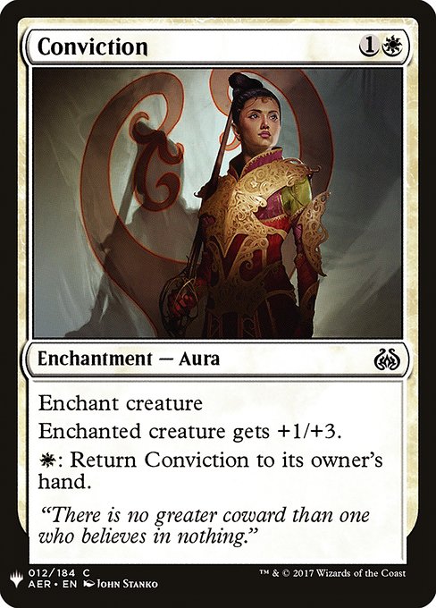 Magic the Gathering Card - Conviction - MTG Circle