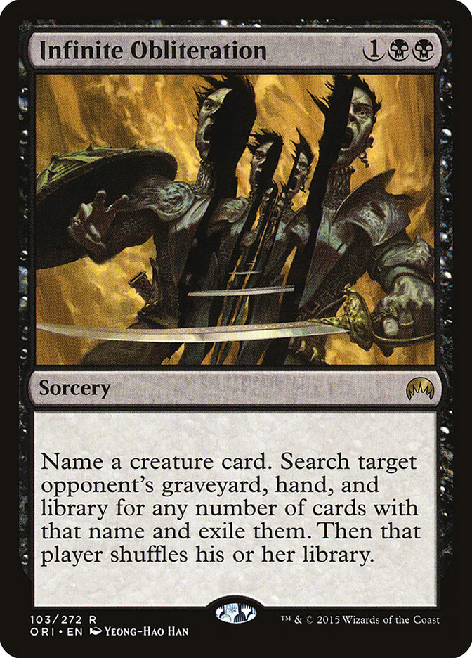Magic the Gathering Card - Infinite Obliteration - MTG Circle