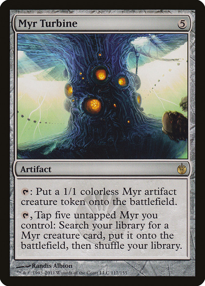 Magic the Gathering Card - Myr Turbine - MTG Circle