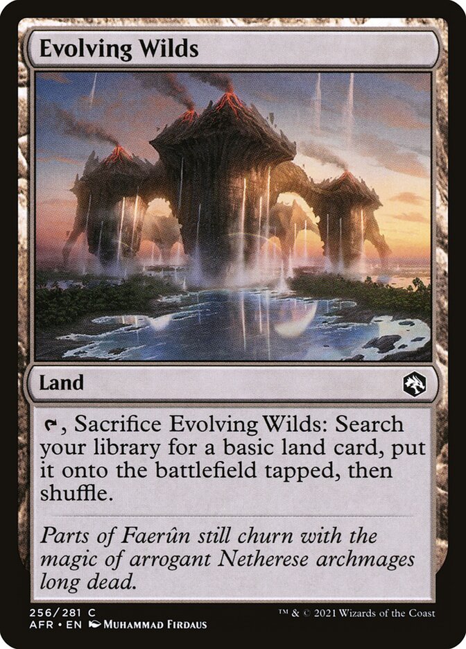 Magic the Gathering Card - Evolving Wilds - MTG Circle