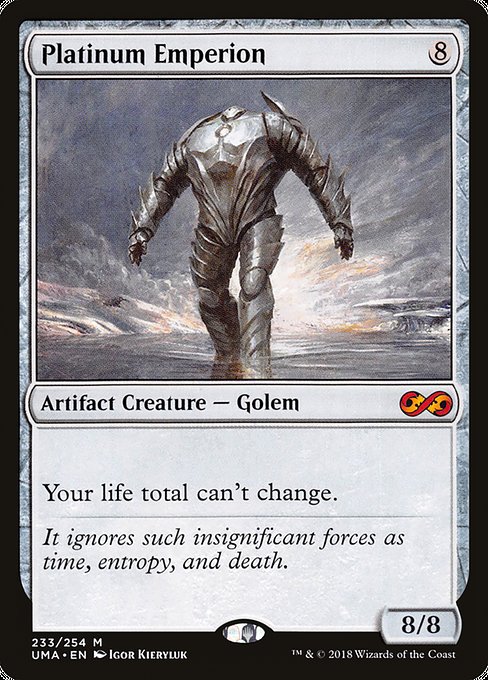 Magic the Gathering Card - Platinum Emperion - MTG Circle