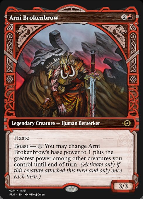 Magic the Gathering Card - Arni Brokenbrow - MTG Circle