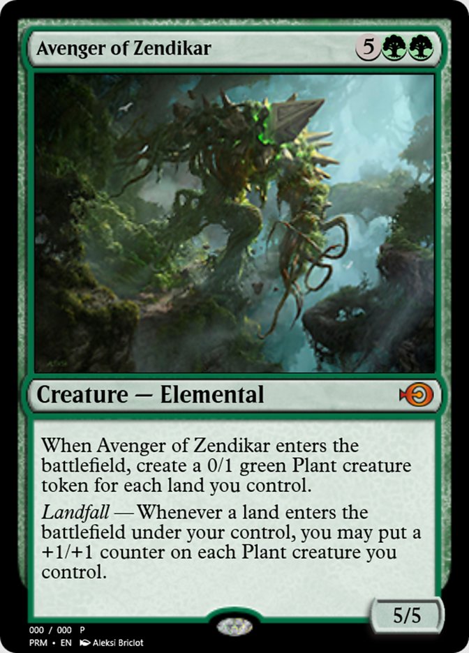 Magic the Gathering Card - Avenger of Zendikar - MTG Circle