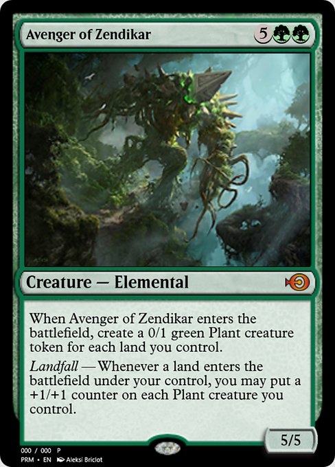Magic the Gathering Card - Avenger of Zendikar - MTG Circle