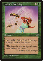 Magic the Gathering Card - Unyaro Bee Sting - MTG Circle