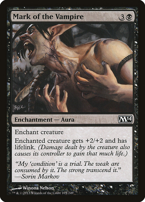 Magic the Gathering Card - Mark of the Vampire - MTG Circle