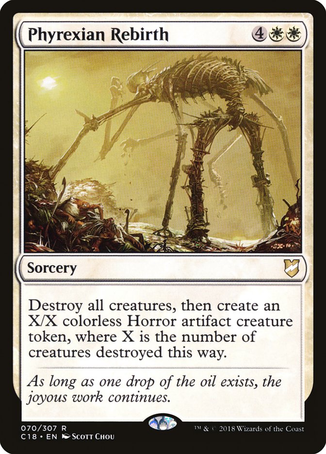 Magic the Gathering Card - Phyrexian Rebirth - MTG Circle