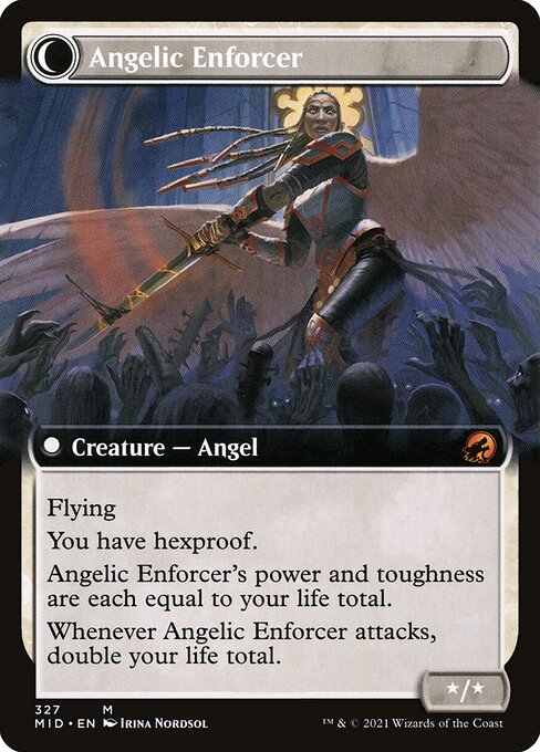 Magic the Gathering Card - Angelic Enforcer - MTG Circle