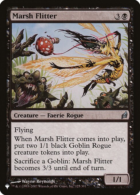 Magic the Gathering Card - Marsh Flitter - MTG Circle