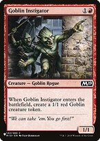 Magic the Gathering Card - Goblin Instigator - MTG Circle