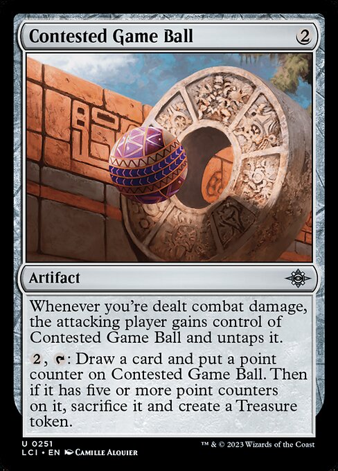 Magic the Gathering Card - Contested Game Ball - MTG Circle