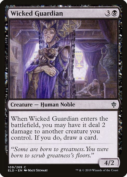Magic the Gathering Card - Wicked Guardian - MTG Circle