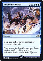 Magic the Gathering Card - Invoke the Winds - MTG Circle