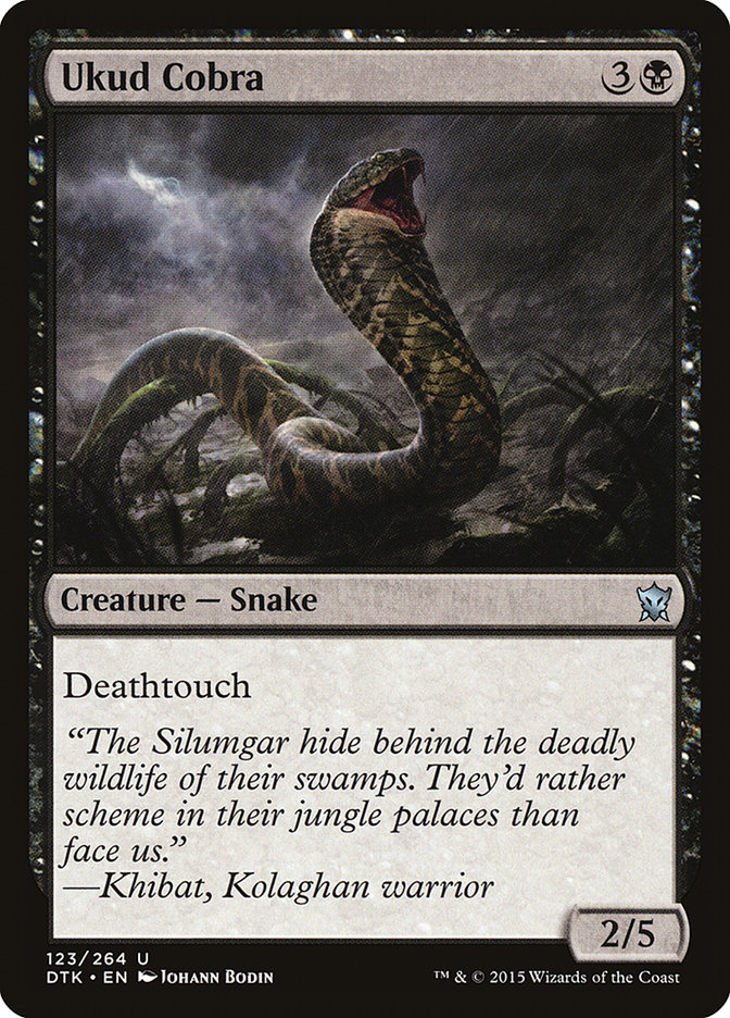 Magic the Gathering Card - Ukud Cobra - MTG Circle