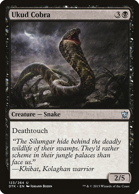 Magic the Gathering Card - Ukud Cobra - MTG Circle