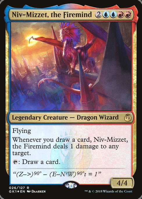 Magic the Gathering Card - Niv-Mizzet, the Firemind - MTG Circle