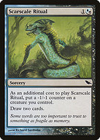 Magic the Gathering Card - Scarscale Ritual - MTG Circle