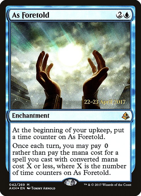 Magic the Gathering Card - As Foretold - MTG Circle