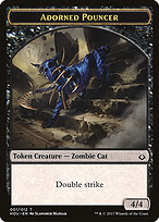 Magic the Gathering Card - Adorned Pouncer - MTG Circle
