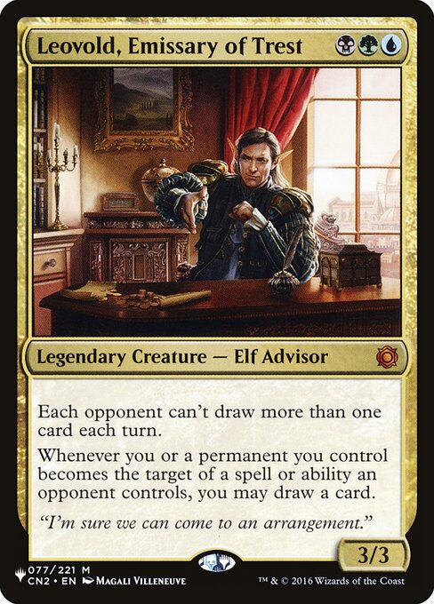 Magic the Gathering Card - Leovold, Emissary of Trest - MTG Circle