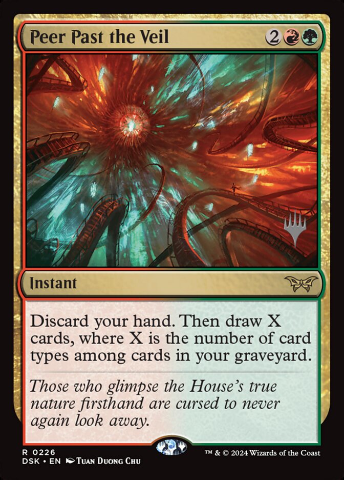 Magic the Gathering Card - Peer Past the Veil - MTG Circle