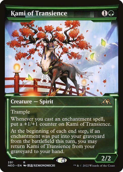 Magic the Gathering Card - Kami of Transience - MTG Circle