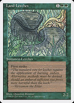 Magic the Gathering Card - Land Leeches - MTG Circle