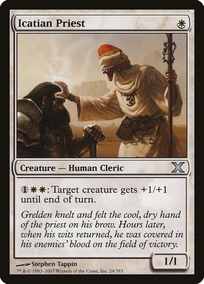 Magic the Gathering Card - Icatian Priest - MTG Circle