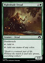 Magic the Gathering Card - Nightshade Dryad - MTG Circle