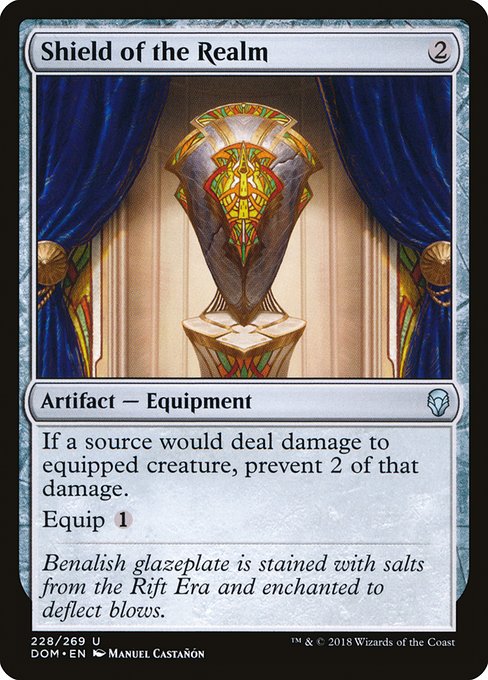 Magic the Gathering Card - Shield of the Realm - MTG Circle