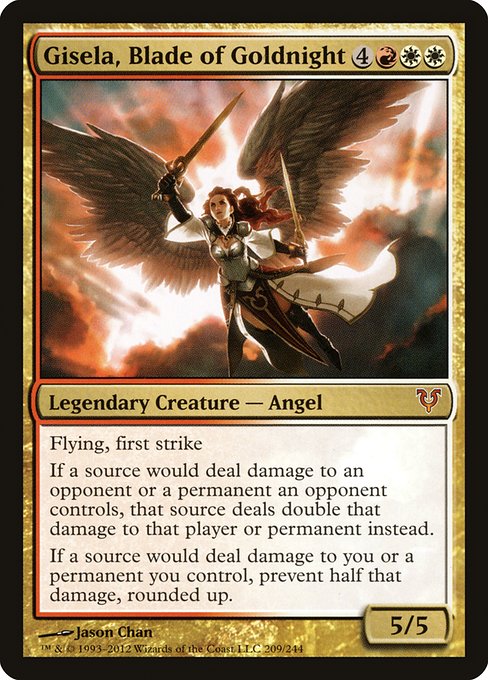 Magic the Gathering Card - Gisela, Blade of Goldnight - MTG Circle