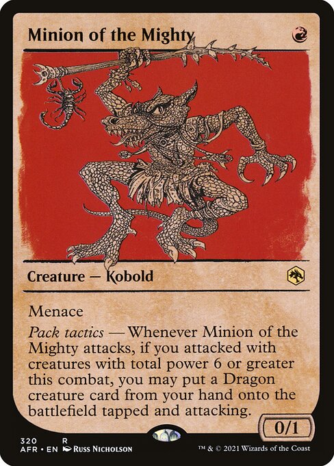 Magic the Gathering Card - Minion of the Mighty - MTG Circle