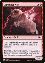 Magic the Gathering Card - Lightning Wolf - MTG Circle