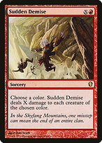 Magic the Gathering Card - Sudden Demise - MTG Circle