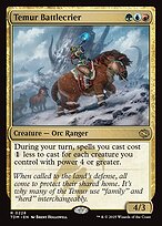 Magic the Gathering Card - Temur Battlecrier - MTG Circle