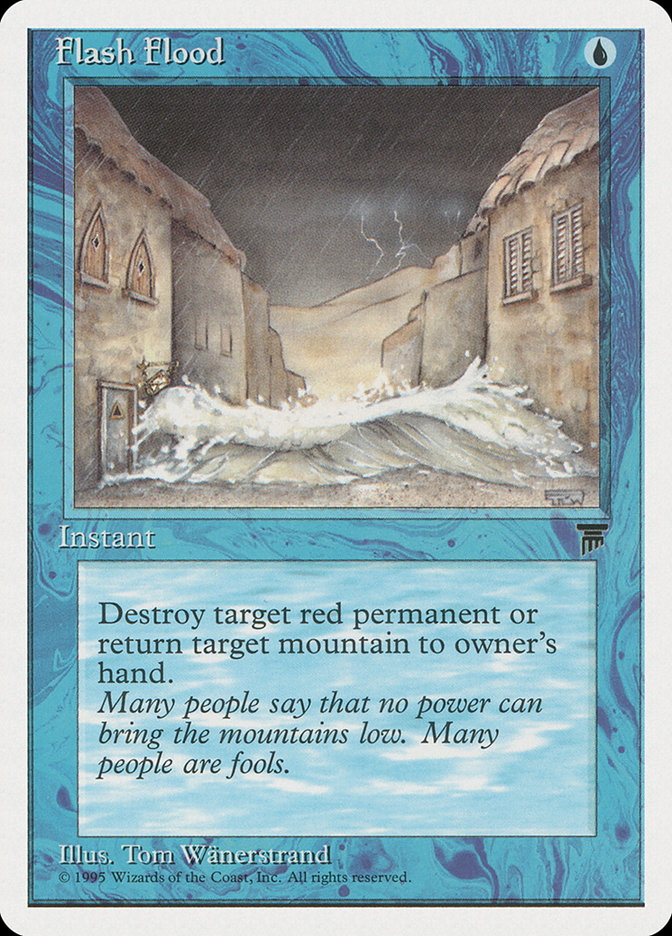Magic the Gathering Card - Flash Flood - MTG Circle