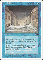 Magic the Gathering Card - Flash Flood - MTG Circle