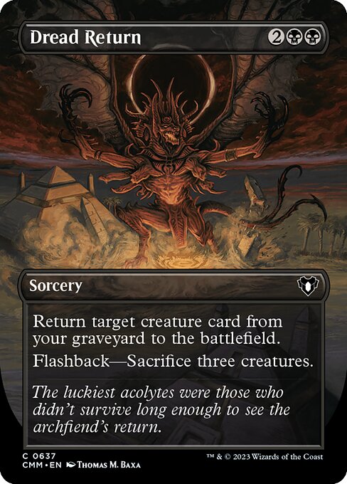 Magic the Gathering Card - Dread Return - MTG Circle