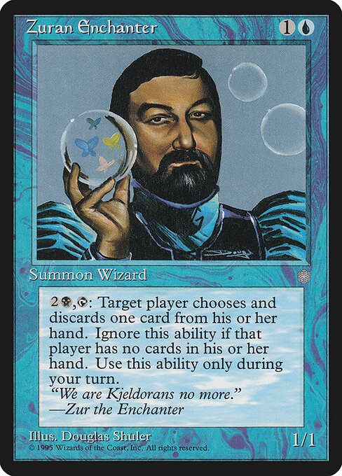 Magic the Gathering Card - Zuran Enchanter - MTG Circle