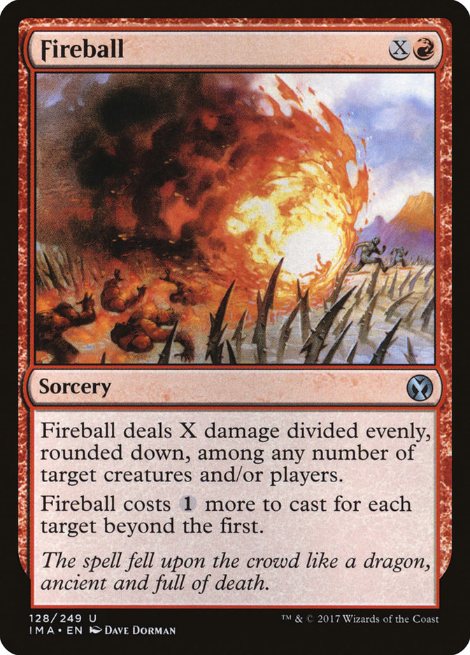 Magic the Gathering Card - Fireball - MTG Circle