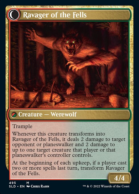 Magic the Gathering Card - Ravager of the Fells - MTG Circle