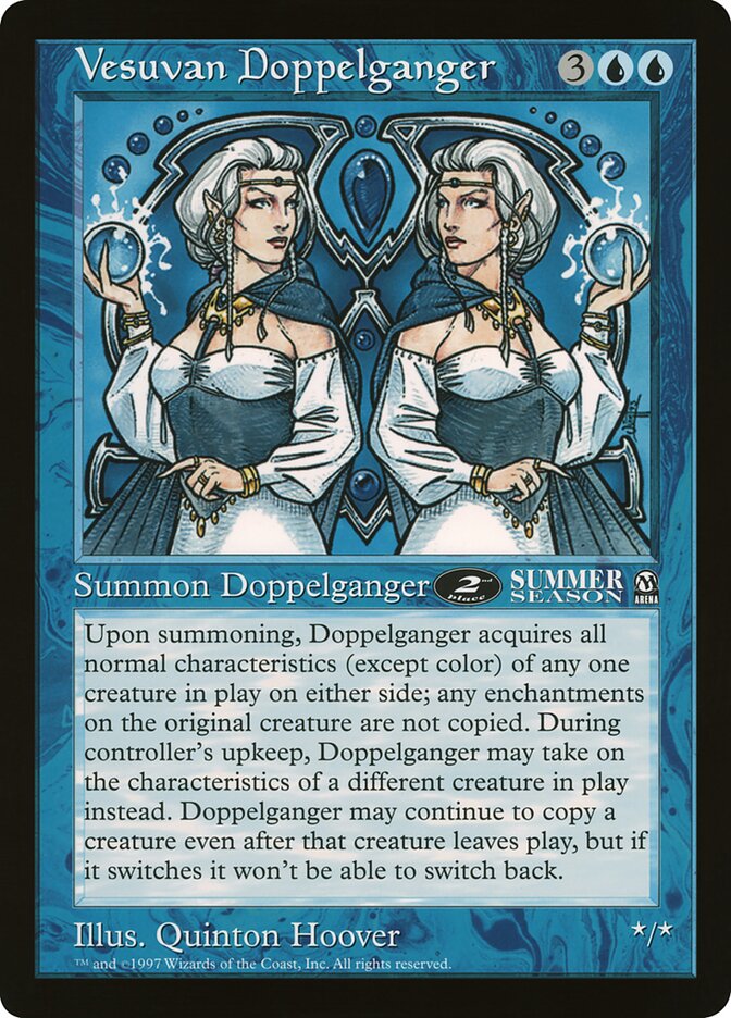 Magic the Gathering Card - Vesuvan Doppelganger - MTG Circle