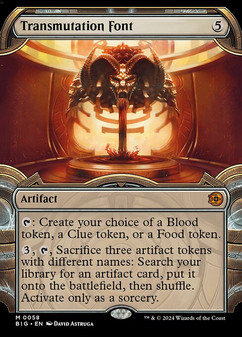Magic the Gathering Card - Transmutation Font - MTG Circle