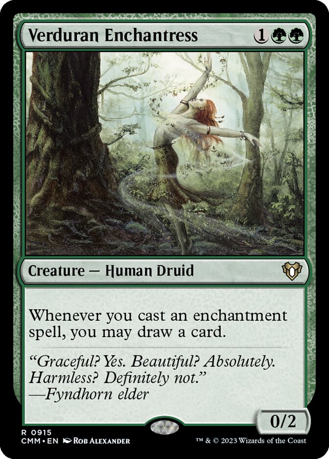 Magic the Gathering Card - Verduran Enchantress - MTG Circle