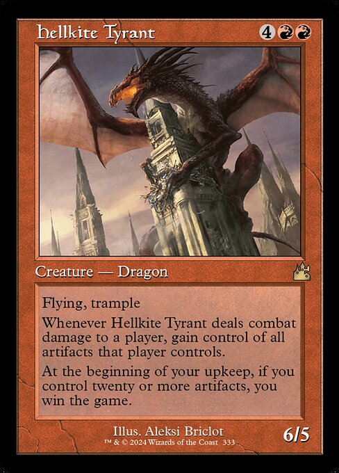 Magic the Gathering Card - Hellkite Tyrant - MTG Circle
