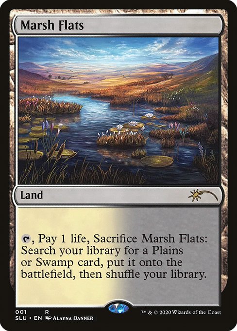 Magic the Gathering Card - Marsh Flats - MTG Circle