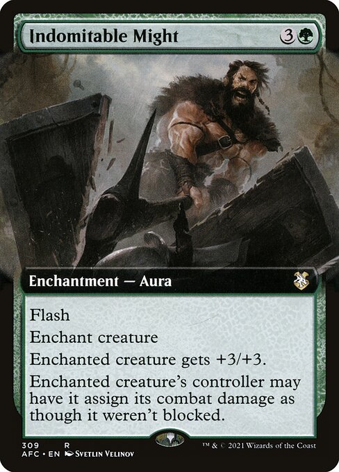 Magic the Gathering Card - Indomitable Might - MTG Circle