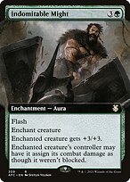 Magic the Gathering Card - Indomitable Might - MTG Circle