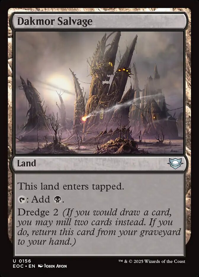 Magic the Gathering Card - Dakmor Salvage - MTG Circle