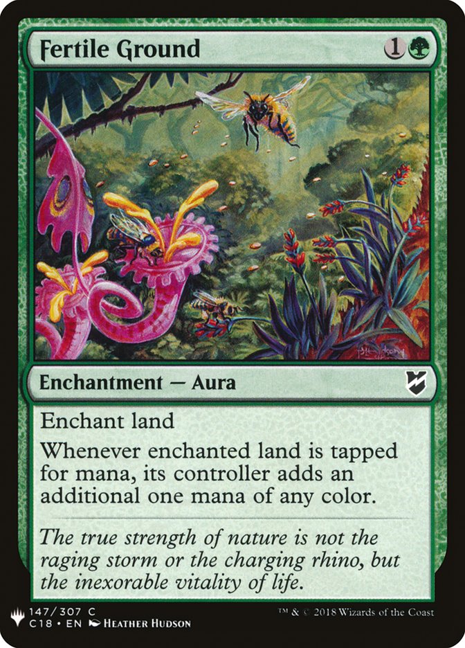 Magic the Gathering Card - Fertile Ground - MTG Circle